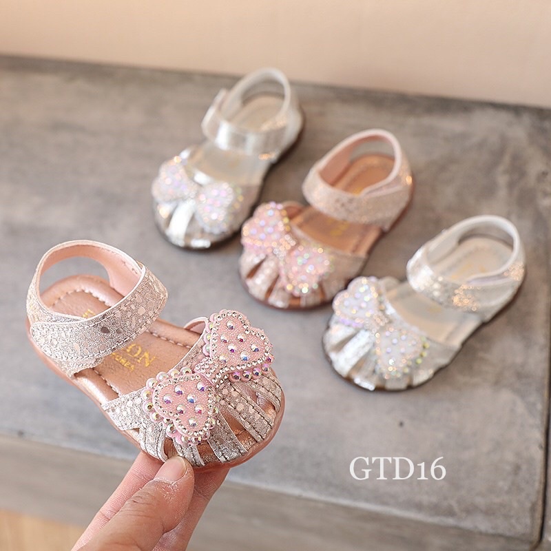 Giày tập đi nơ ngọc