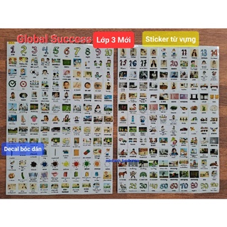 Bộ Sticker từ vựng lớp 3 Global Success