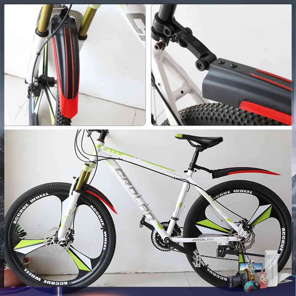 FENDER 2 Dè Chắn Bùn Trước Và Sau Cho Xe Đạp MTB 20-26 inch