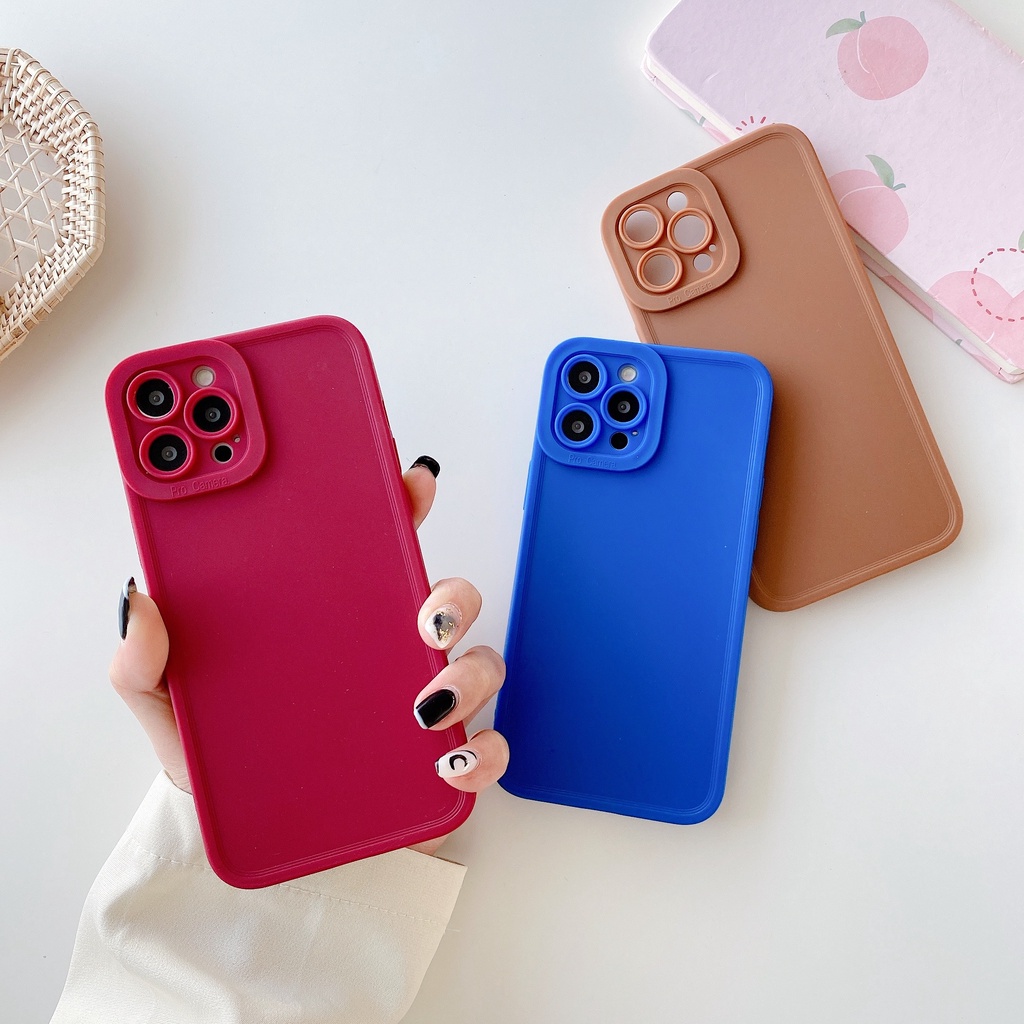 Ốp điện thoại silicon cao su màu dạ quang thích hợp cho iPhone 13 Pro Max 7 8 Plus XS XR X 12 Pro SE 2020 13