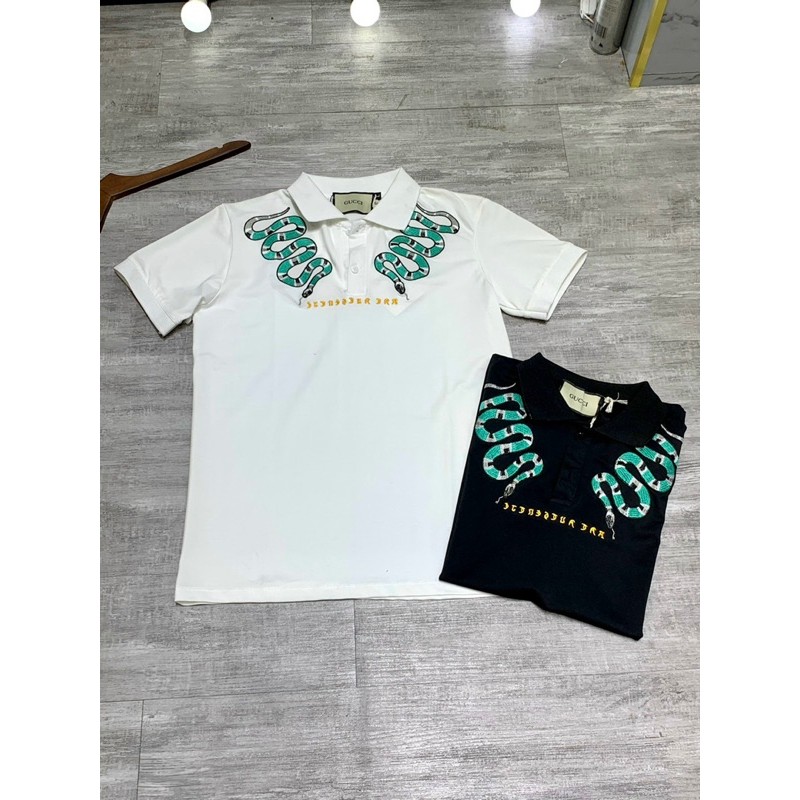 áo rắn . áo polo rắn. guci rắn (ảnh shop hàng shop có video ace xem luôn) | BigBuy360 - bigbuy360.vn