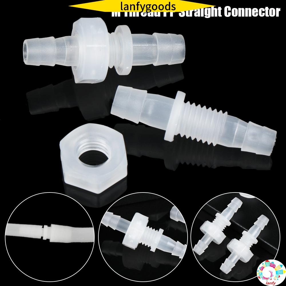 Set 5 đầu nối thẳng m6~m10 bằng nhựa pp cho máy bơm không khí bể cá