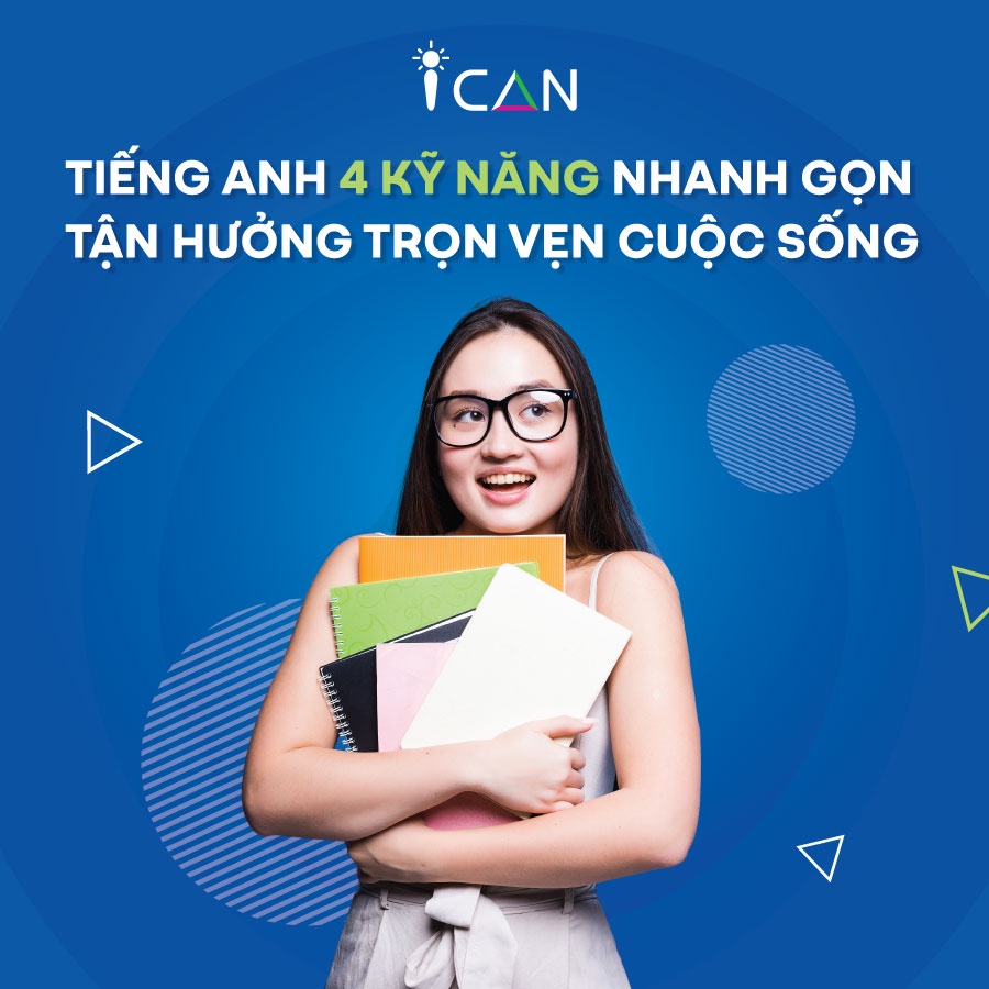 Toàn quốc [E-voucher] ICAN IELTS - Học tiếng Anh định hướng thi IELTS (đầu ra 4.0 - 4.5) - HOCMAI