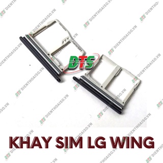 Khay sim lg Wing màu đen, bạc ( Khay sim thay thế cho LG Wing )