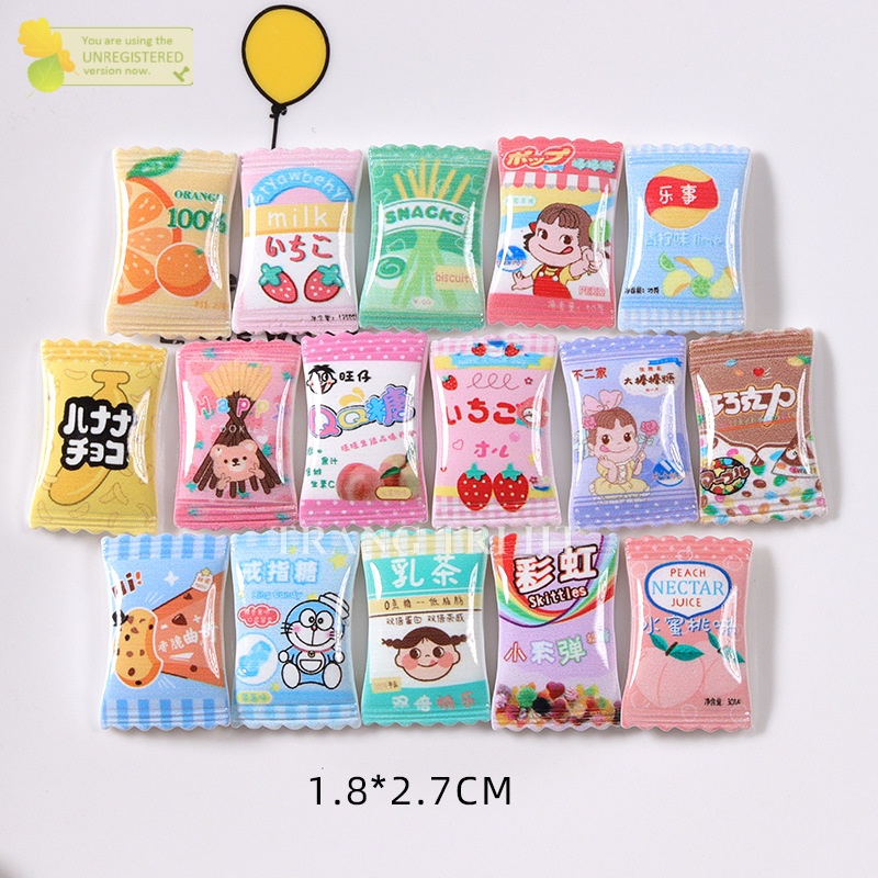 Mô Hình Gói Bánh Kẹo Khoai Tây Snack Vui Nhộn Phụ Kiện Trang Trí