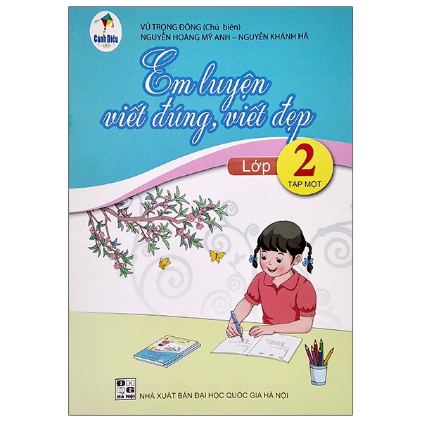 Sách Em Luyện Viết Đúng, Viết Đẹp Lớp 2 - Tập 1 (Cánh Diều)