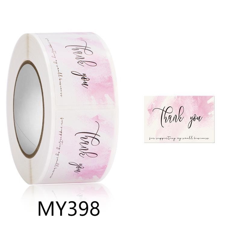 TEMMY392-398_Tem dán chữ " Thank you" >