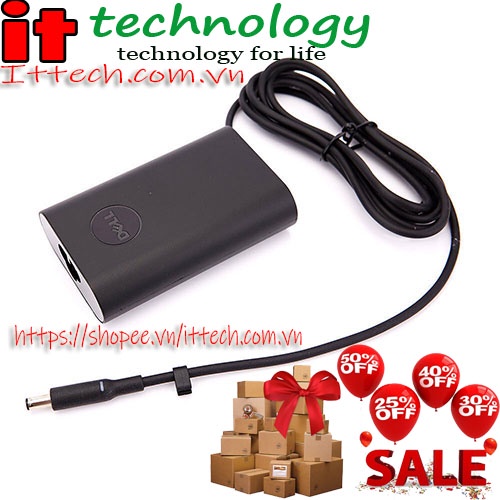 Sạc Adapter Laptop Dell JHJX0,  312-1307, 3RG0T, PA-1450-66D1, LA45NM121, JT9DM,  FA45NE1-00, LA45NM131 19.5V-2.31A 45W