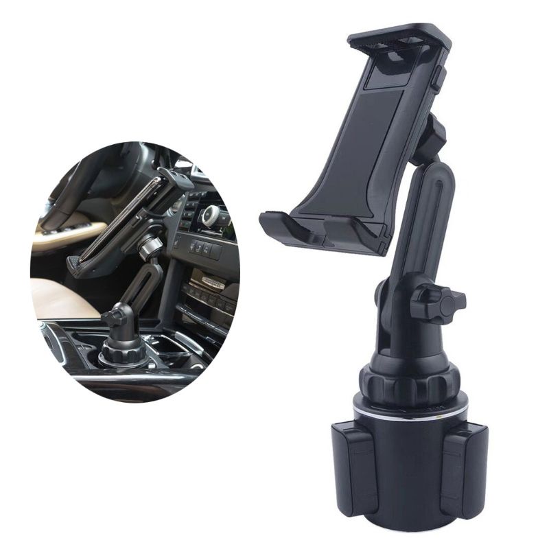 Giá Đỡ Cốc / Điện Thoại / Máy Tính Bảng 3.5-12.5 &quot;Gắn Xe Hơi Có Thể Điều Chỉnh Góc Thông Dụng