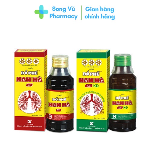 Siro, viên ngậm bổ phế chỉ khái lộ Nam Hà 125ml