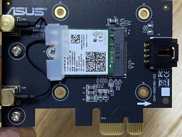 Card Mạng Thu Sóng Wifi PCI-E Asus AX3000 ( intel Ax200ngb ) Chuẩn Wifi 6  Mới Nhất Chính Hãng Asus Bảo Hành 3 Năm | BigBuy360 - bigbuy360.vn