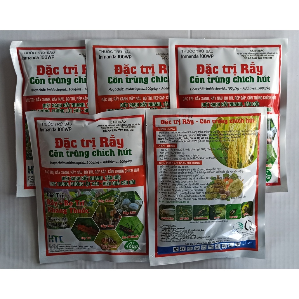 Đặc trừ rầy côn trùng chích hút - Gói 100g