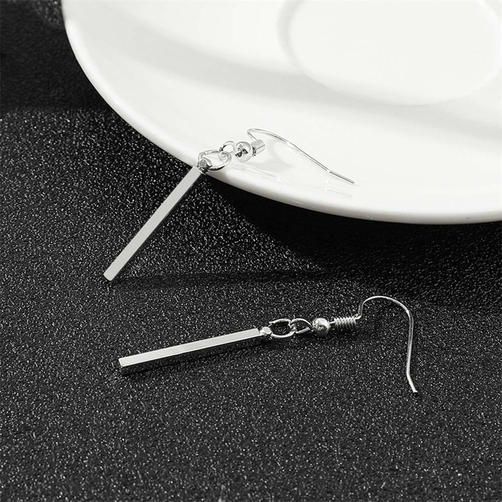 Bông tai bằng thép không gỉ hình chữ nhật in họa tiết anime Tokyo Revengers thời trang cho nam và nữ