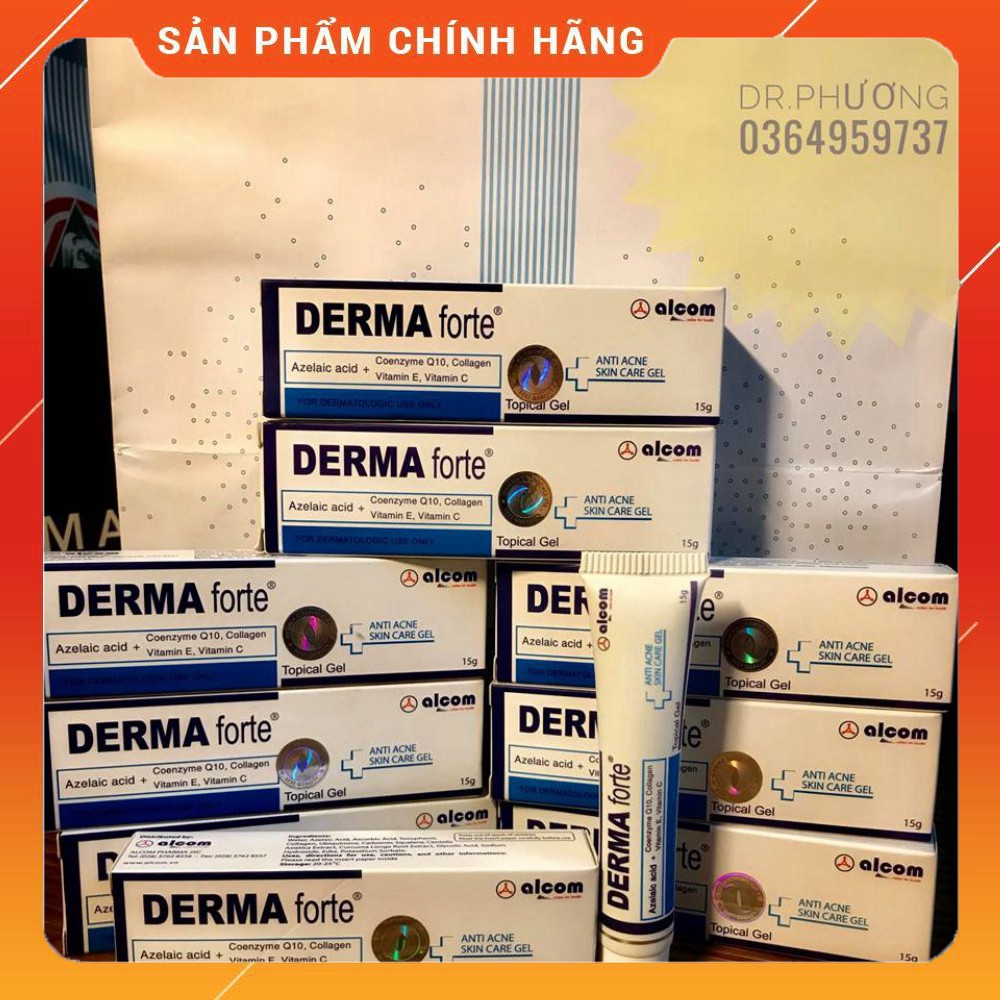 ✅ Derma Forte 15g- Gel giảm mụn, giả thâm