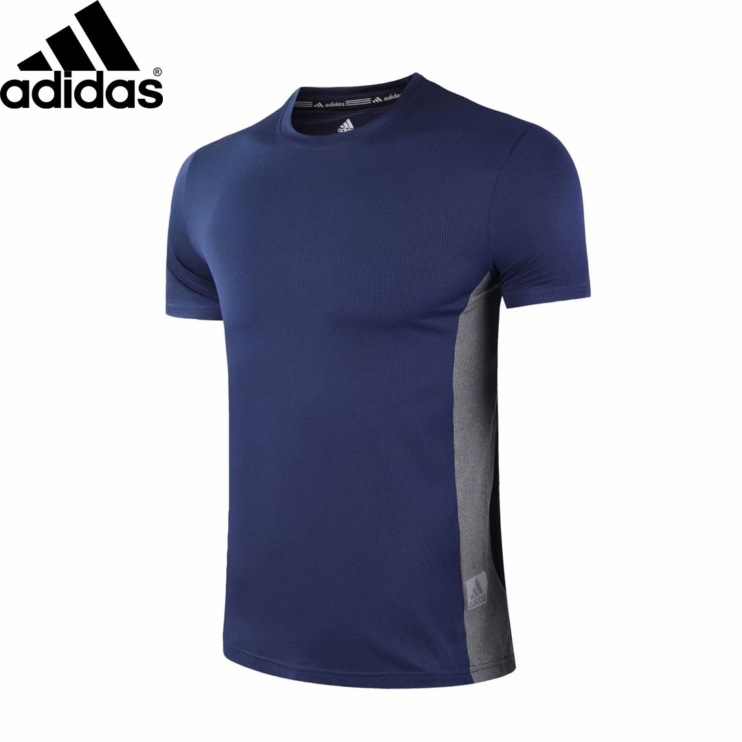 ADIDAS Áo Thun Nam Ngắn Tay Cổ Tròn Thời Trang 2021