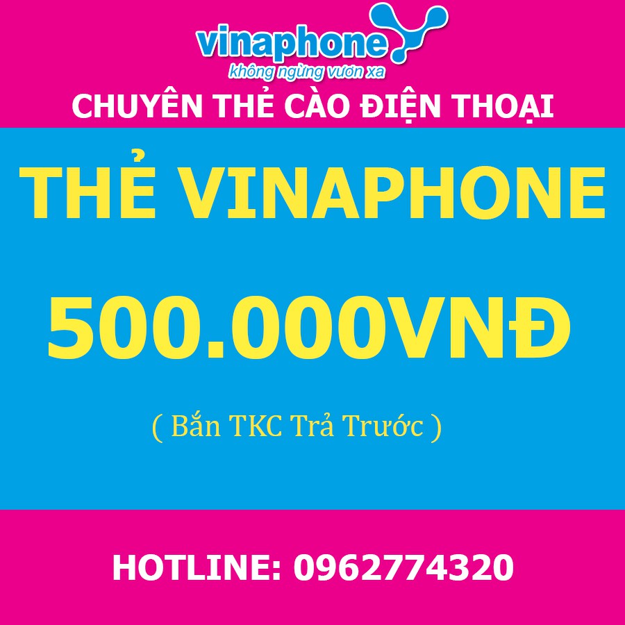 Thẻ Vinaphone 500k