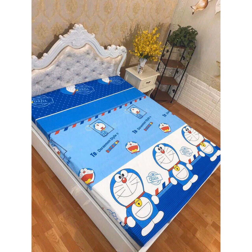 Ga Chống Thấm Hoạ Tiết Cotton-MẪU DORAEMON