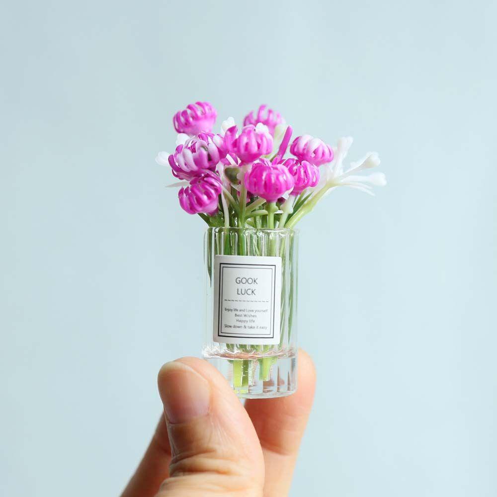 Chậu Hoa Nhài Nhỏ Xinh Trang Trí Nội Thất|Chậu Cây Mini Trang Trí Nhà Búp Bê