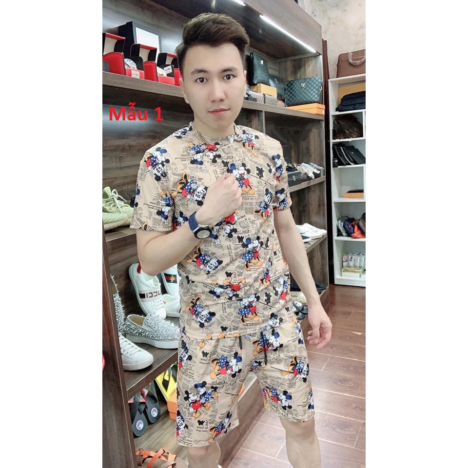 Bộ Đồ Mặc Nhà Mùa Hè Cotton, Bộ Quần Áo Phông Nam Cực Đẹp Cực Mát | BigBuy360 - bigbuy360.vn