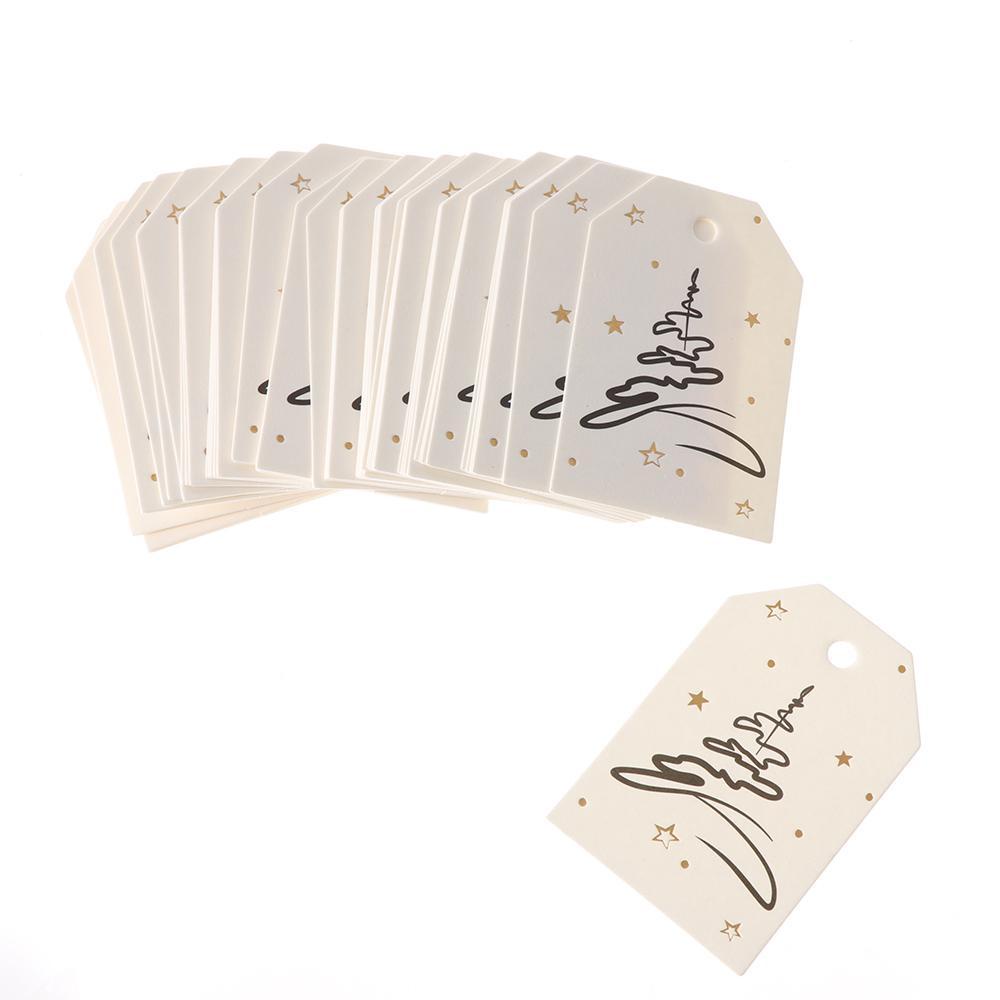 Set 50 Nhãn Giấy Hình Ông Già Noel Trang Trí Giáng Sinh