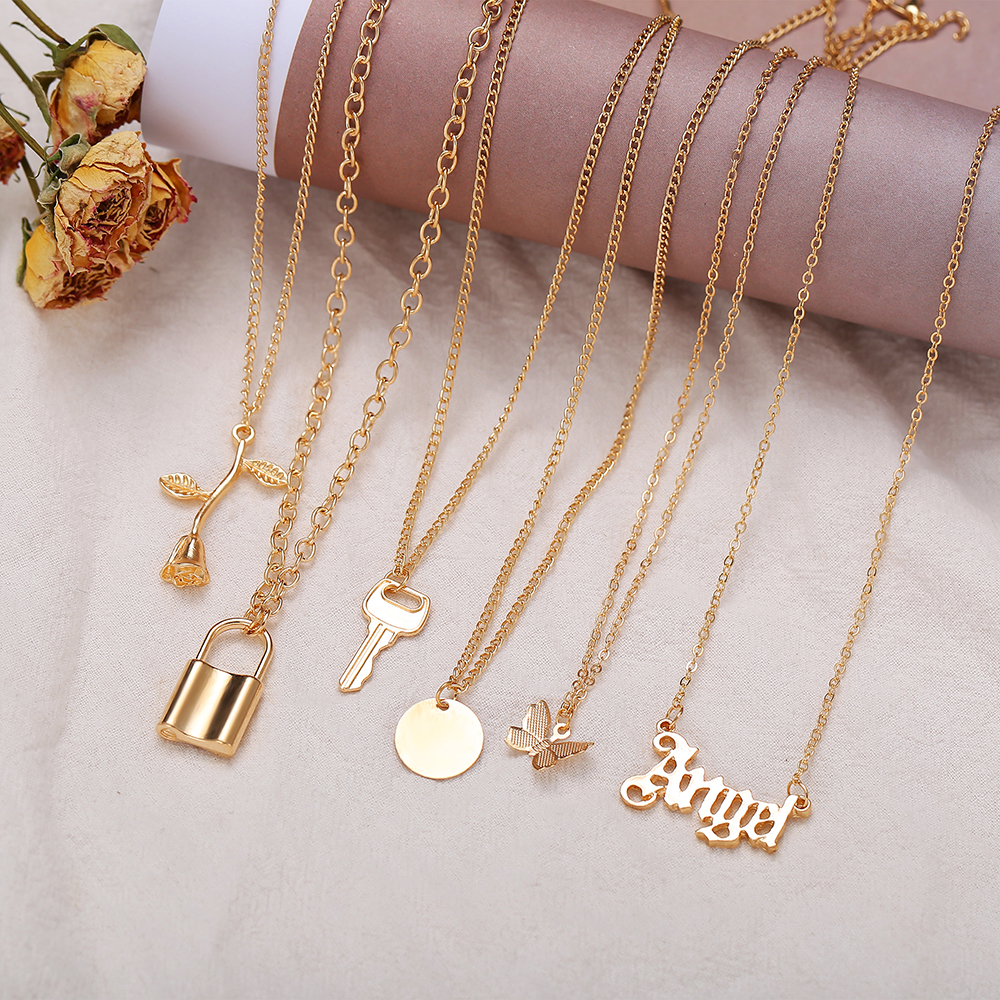 vòng cổ Mặt Hình Bươm Bướm Đính Đá Thời Trang Cho Nữ