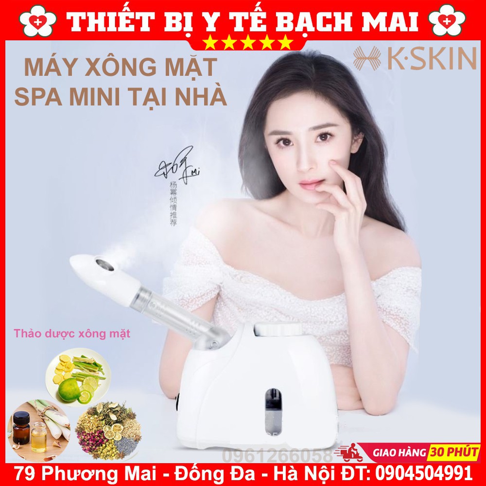 Máy Xông Hơi Mặt Nóng K.SKIN K33S SALE Máy Xông Da Mặt Thảo Dược, Tinh dầu, Hoa Quả