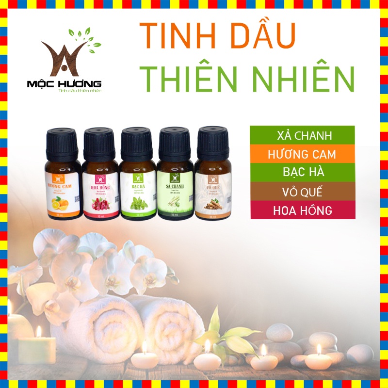 Tinh dầu thiên nhiên, thành phần tự nhiên nguyên chất, hương thơm dễ chịu