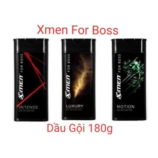 [Chính hãng/ đủ mùi] Dầu gội nước hoa X-Men for Boss 180g (Luxury/Intense/Motion)