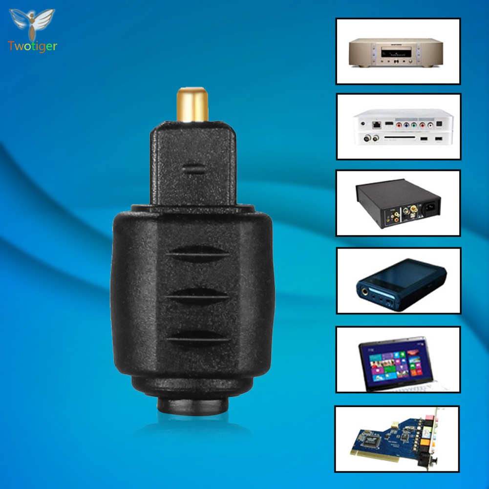 Đầu nối quang chuyển đổi cổng 3.5mm qua jack cắm Toslink