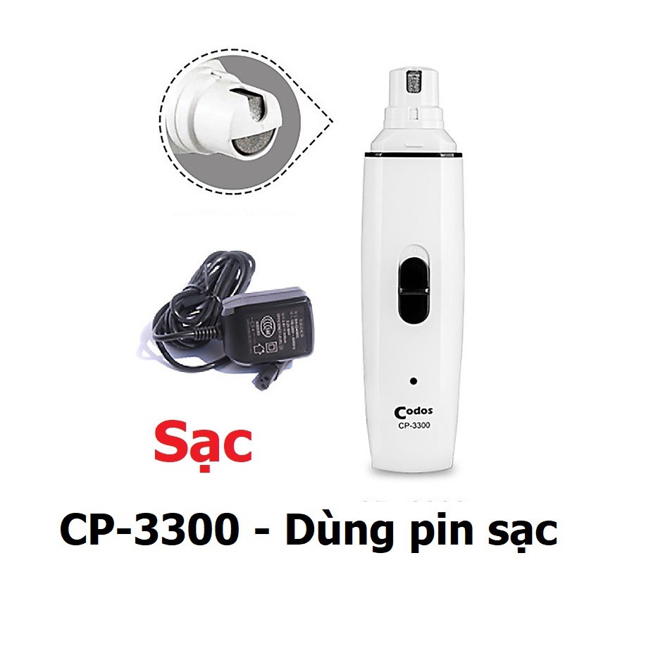 (BH 6 tháng) Máy mài móng chó mèo spa (3 loại) codos CP- 3301 CP- 5200 CP3300 mài móng thú cưng