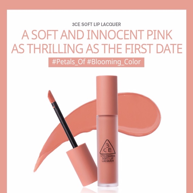 Son kem 3ce sofl lip lacquer neutral avenue - hồng nude