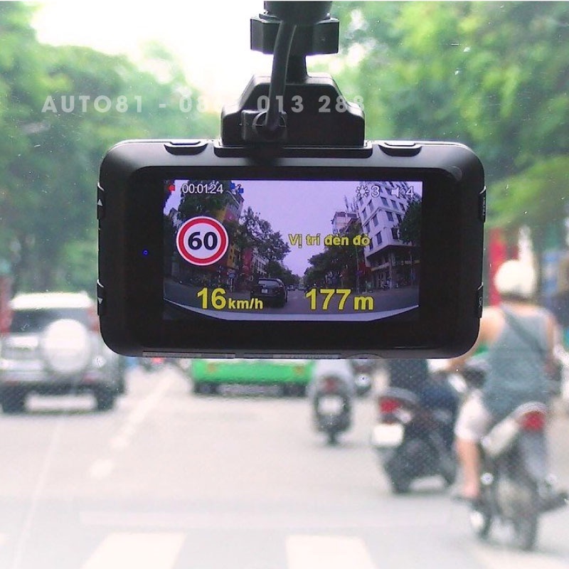 Camera hành trình Webvision A18, ghi hình trước, cảnh báo tốc độ, mua ngay tặng kèm thẻ nhớ 32G