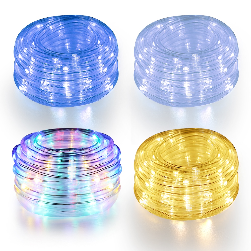 Bộ 50/100 Dây Đèn Led 7M 12M Chống Nước Dùng Trang Trí Ngoài Trời