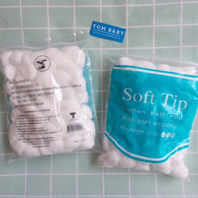 Bông tròn đút tai cho mẹ sau sinh Soft Tip