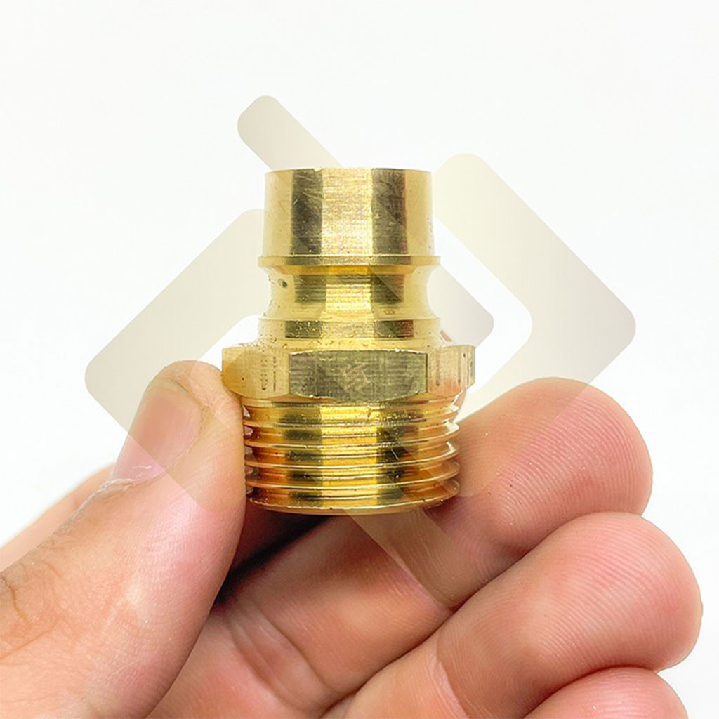 Phụ Kiện Máy Giặt Đầu Ren Ngoài G 1/2 21 Nối Nguồn Cấp Nước Vào Dây Máy Giặt Béc Búp Nối Nhanh Bằng Đồng