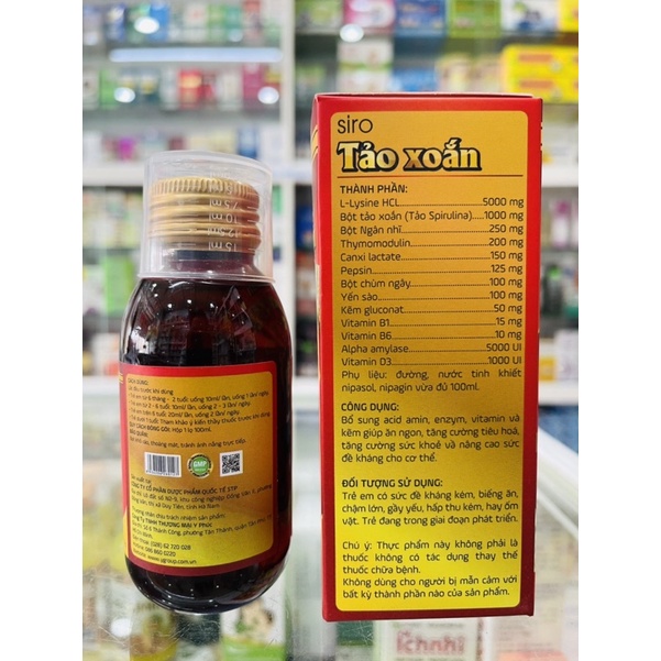 Siro tảo xoắn YPhuc - 100ml