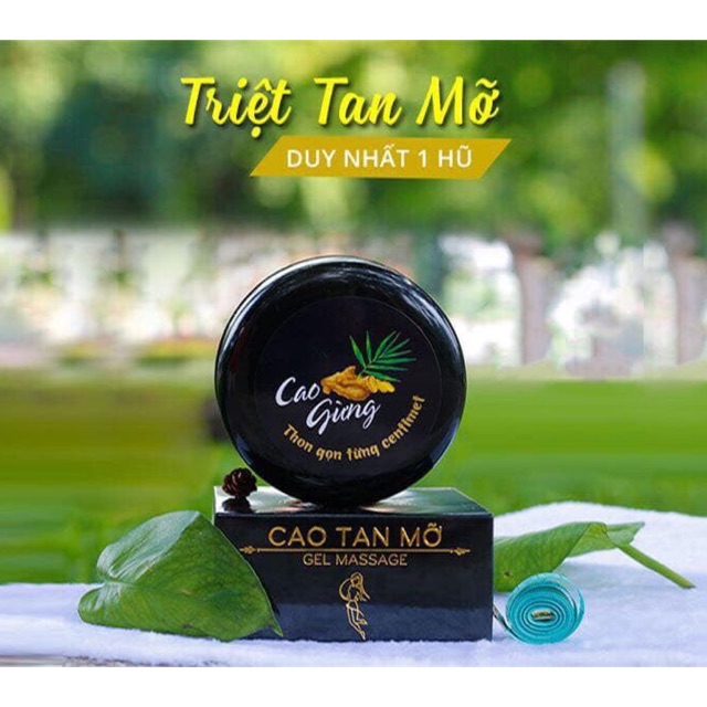 COMBO CAO GỪNG TAN MỠ CHÍNH HÃNG