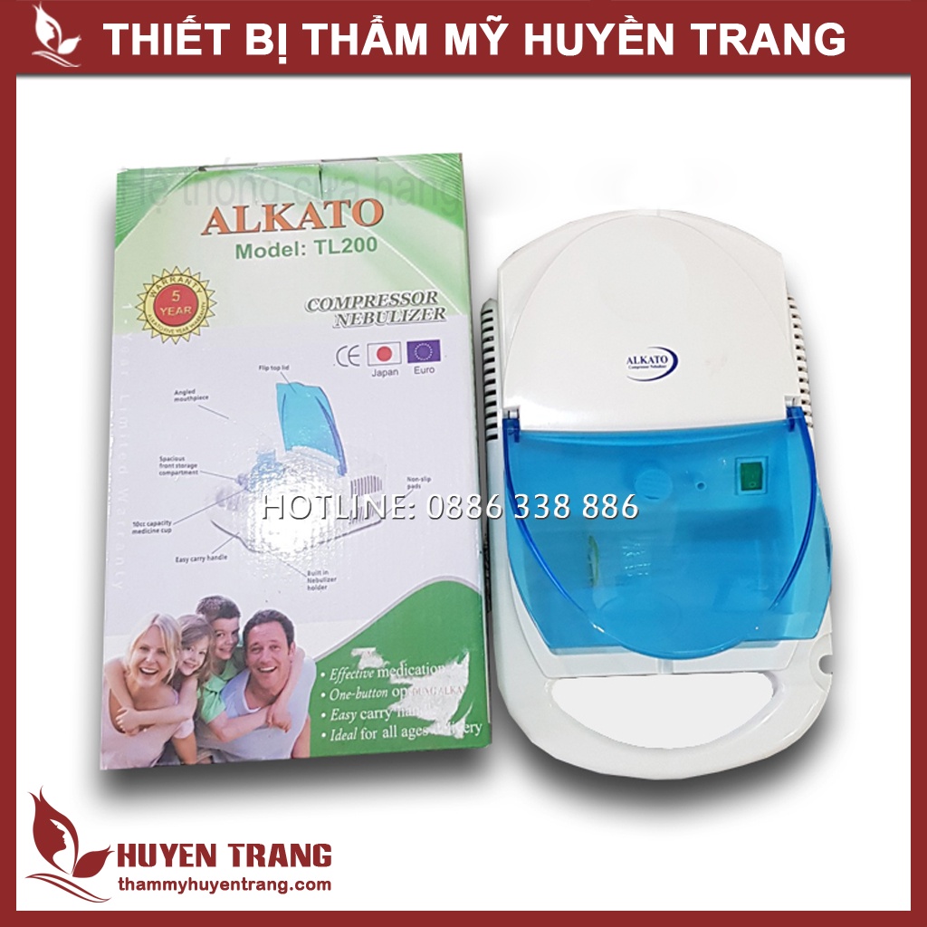 Máy Hút Mụn Hút Dầu ALKATO Lực Hút Khỏe, Bảo Hành Chính Hãng - Thẩm Mỹ Huyền Trang NANOCEE