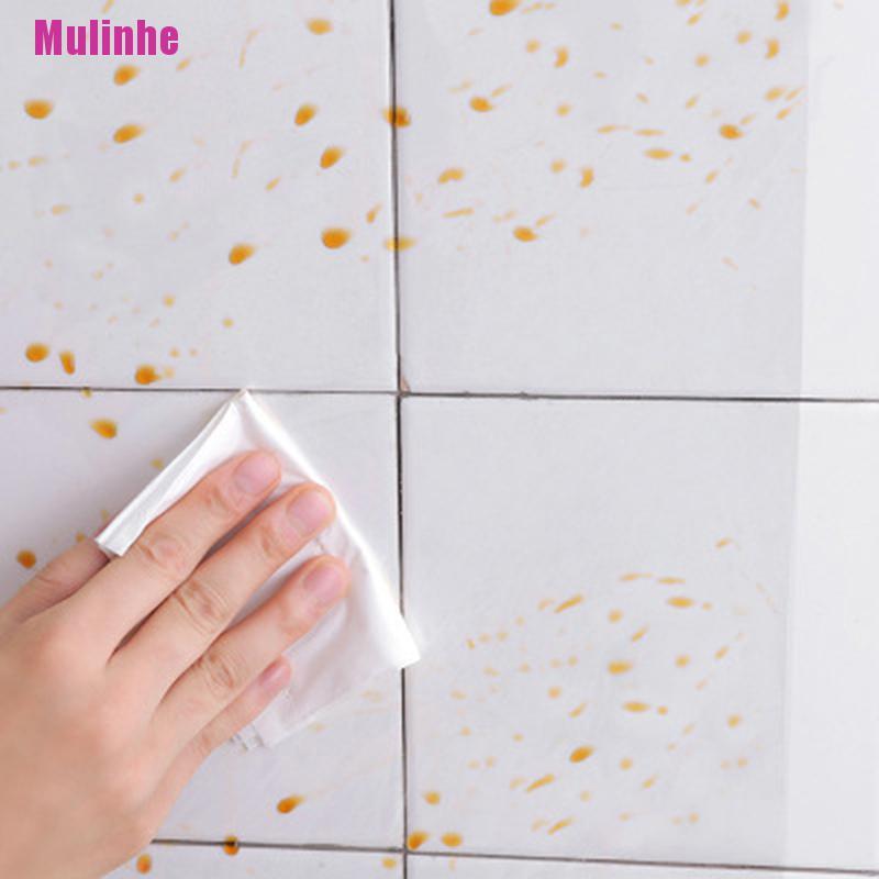 Miếng Dán Tường Trong Suốt Chống Dầu Chịu Nhiệt Kích Thước 60cm * 3m Tiện Dụng Cho Nhà Bếp