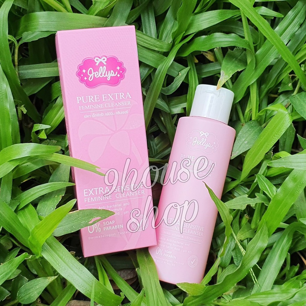01 Chai Dung dịch vệ sinh JELLYS PURE EXTRA FEMININE CLEANSER Thái Lan 80ml