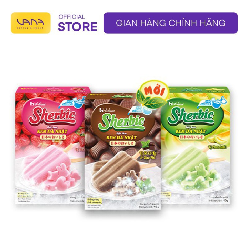 BỘT LÀM KEM ĐÁ NHẬT BẢN ĐỦ 3 VỊ