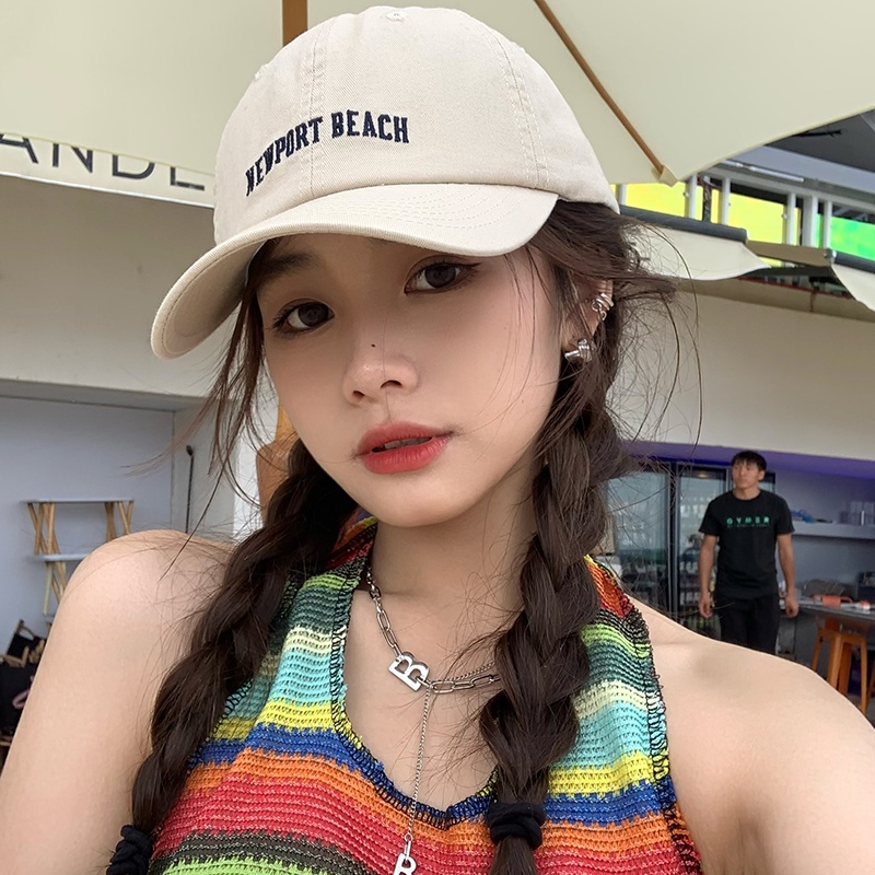 Mũ Lưỡi Trai Chống Nắng In Chữ Phong Cách Hàn Quốc Dễ Phối Đồ Thời Trang Xuân Hè Cho Nam Và Nữ