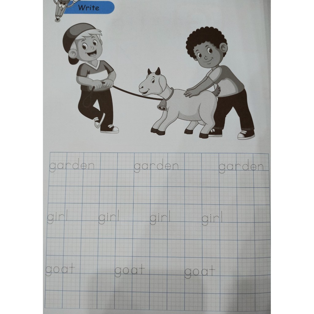 Sách - Bài tạp bổ trợ luyện viết tiếng anh english workbook lớp1 tập 1