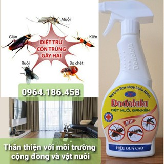 Thuốc xịt Muỗi, Kiến Dodolala 350ml( Chính hãng) NEW