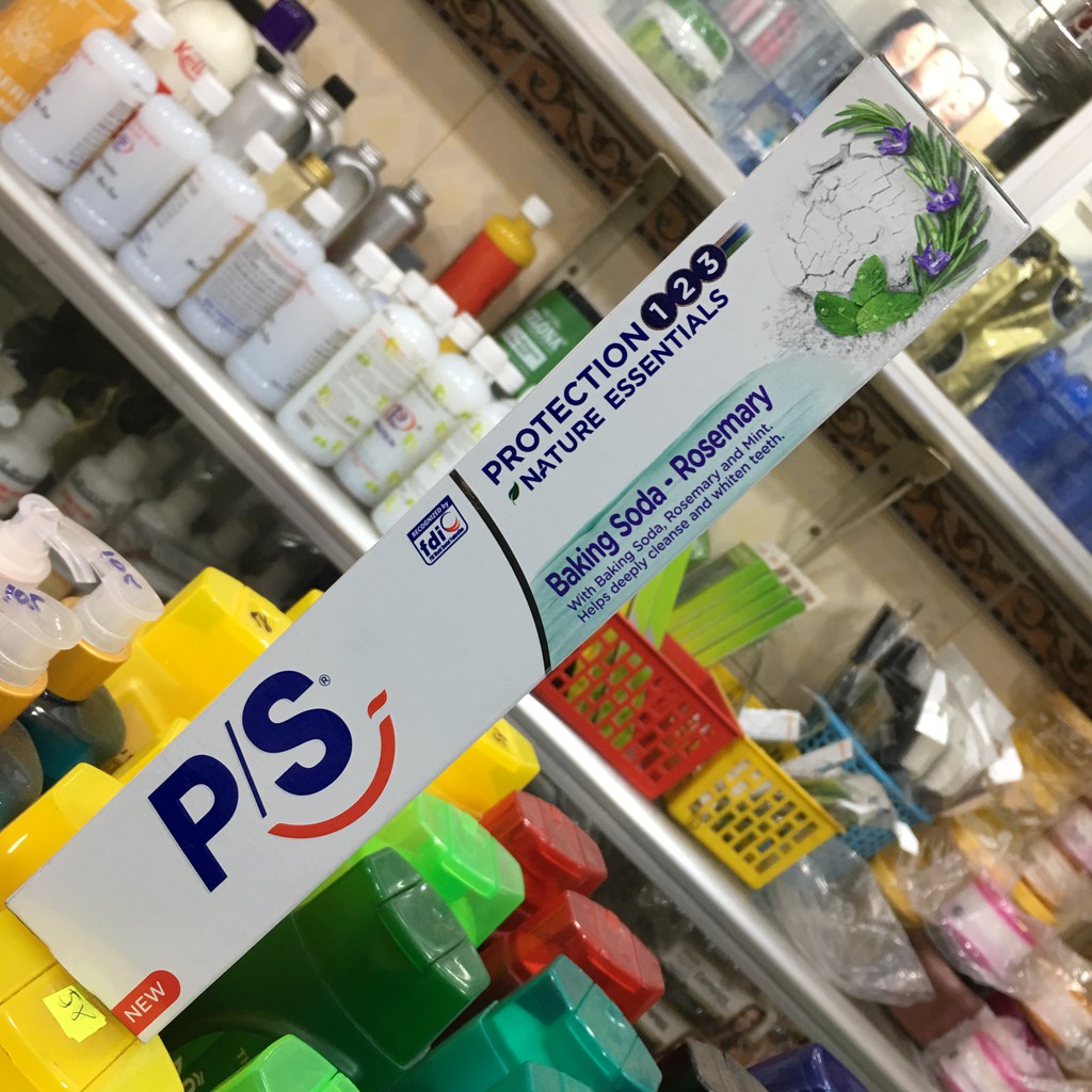 Kem đánh răng P/S bảo vệ 123 Baking Soda - Hương Thảo 230g