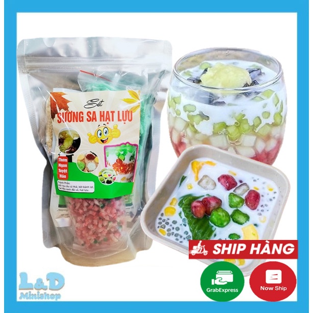 Set Nguyên Liệu Nấu Chè Sương Sa Hạt Lựu Bánh Lọt ( 7-10 Chén)