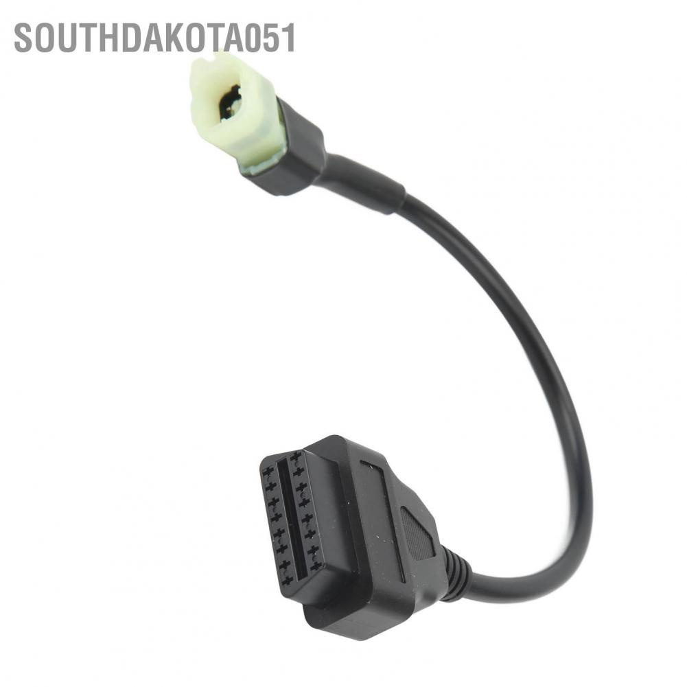 Southdakota051 Bộ chuyển đổi chẩn đoán OBD2 16pin sang 4pin Cáp kết nối máy quét mã OBD Hỗ trợ K Line cho xe