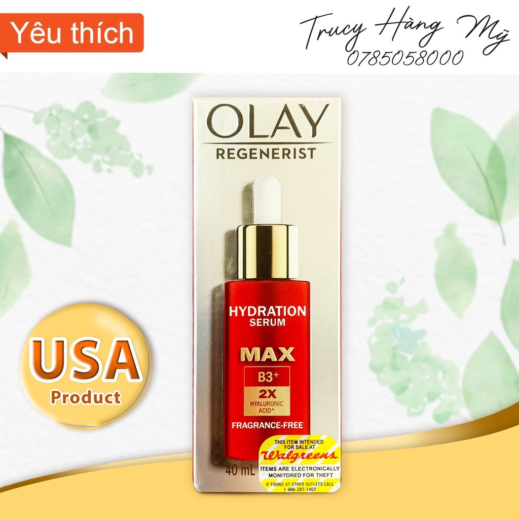 Serum Chống Lão Hóa Dưỡng Da Olay Regenerist Max 40ml [ Hàng USA ] | BigBuy360 - bigbuy360.vn