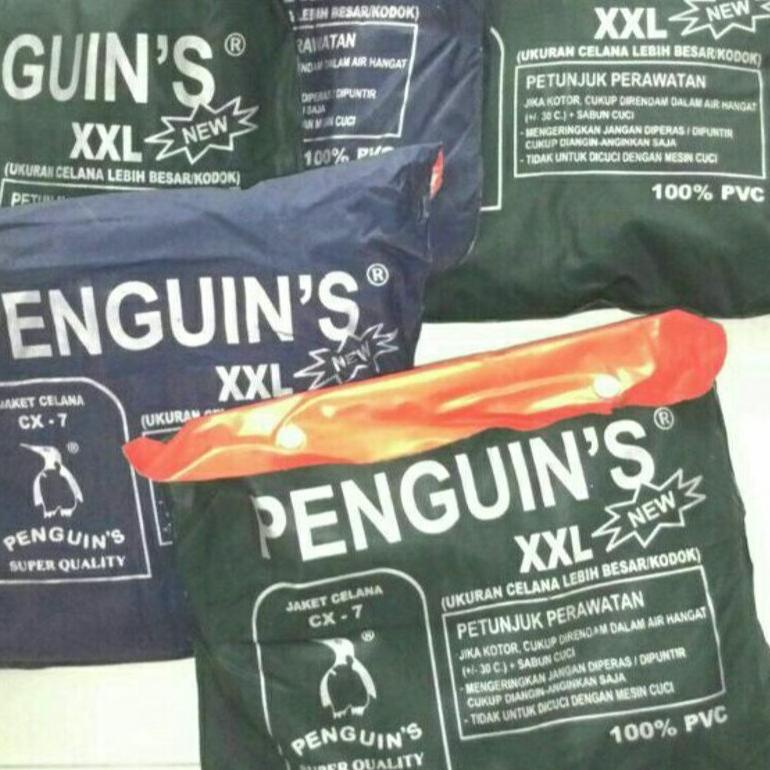 Áo Mưa Hình Chim Cánh Cụt CX-7 Phiên Bản Áo Khoác Size L XL Và XXL Cao Su Dày