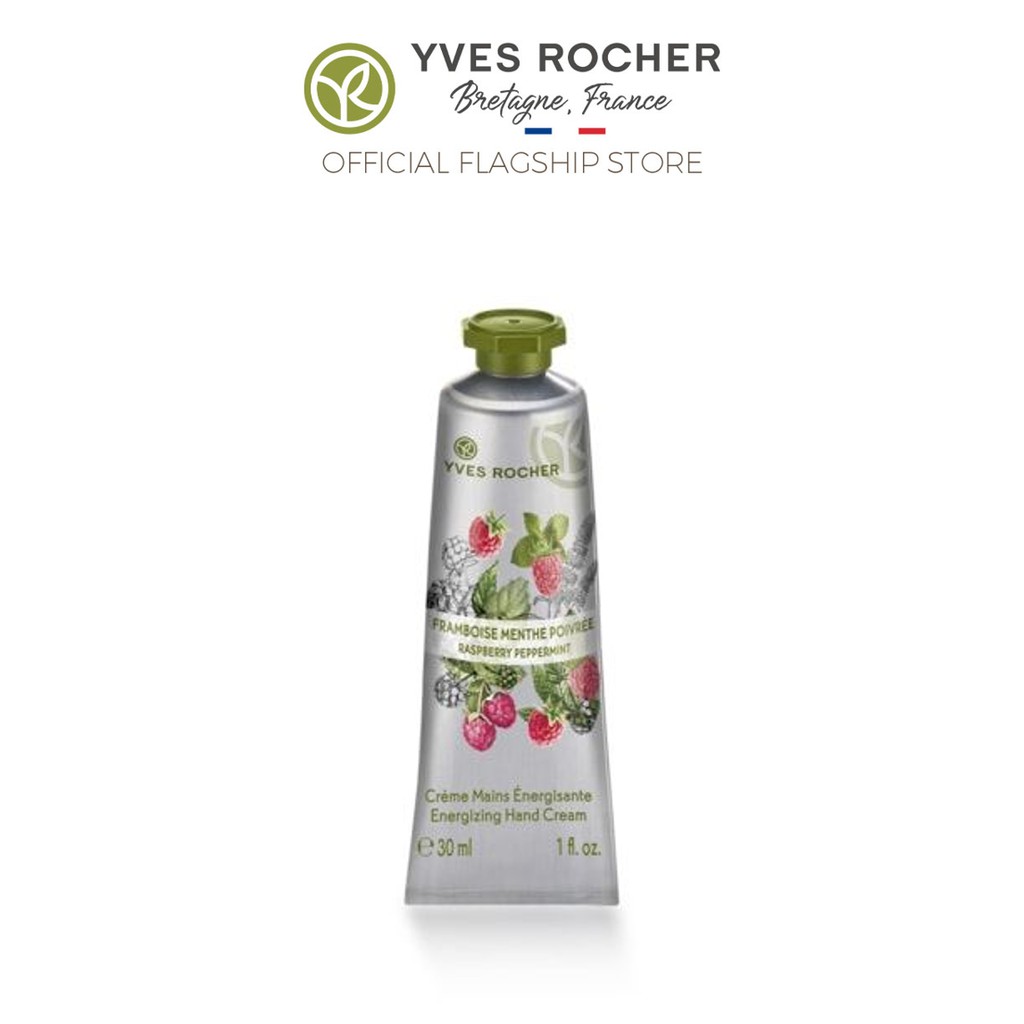 Kem Dưỡng Da Tay Yves Rocher Raspberry Peppermint Hand Cream 30ml